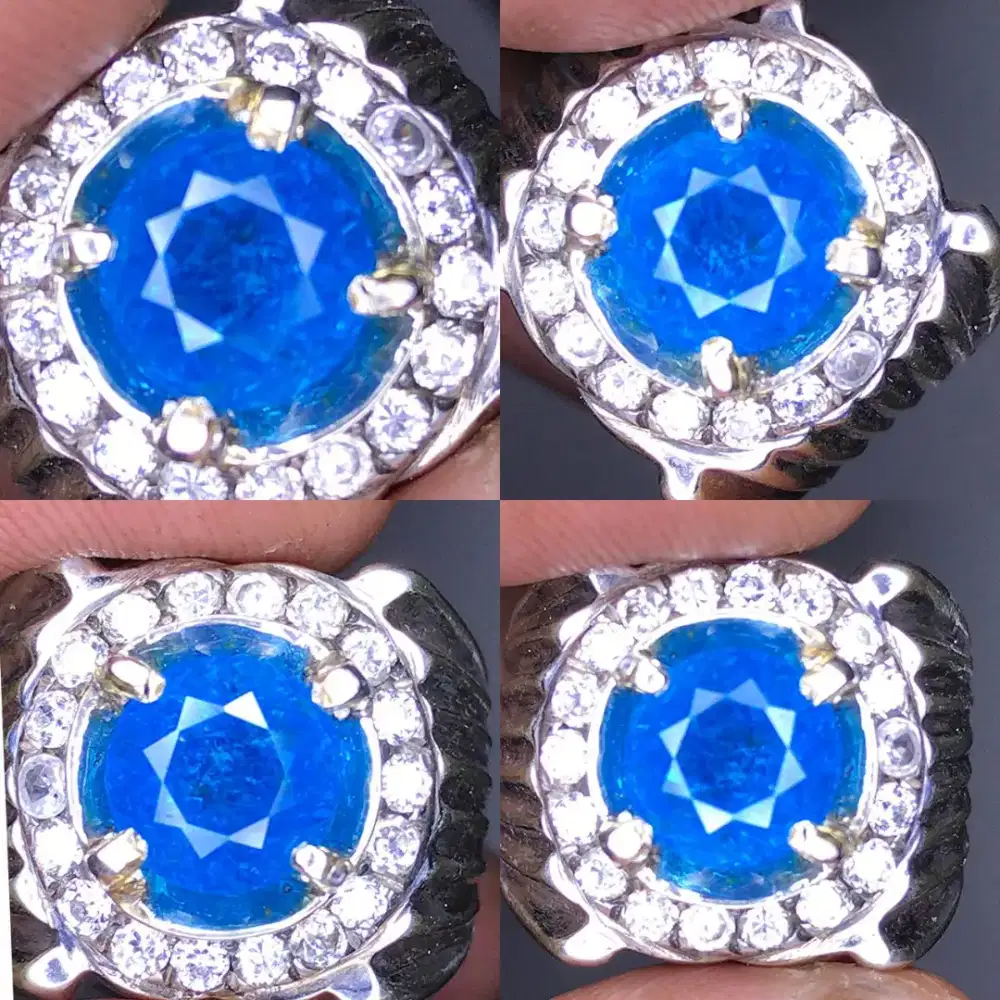 NATURAL BLUE APATITE 2.540 CTS HQ