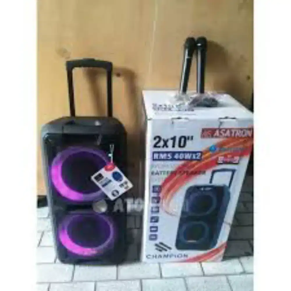 Sound portabel 10inch x2, Bass glerrr