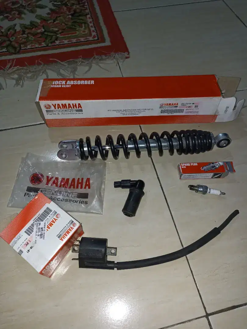 Shock breaker, Coil, Busi, Cop/Kepala Busi Yamaha Soul GT 125