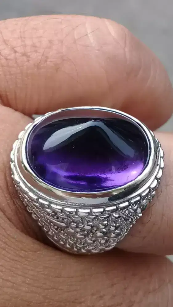 Jual Batu Cincin Kecubung Tanjung Bungur Bagus skl Keren