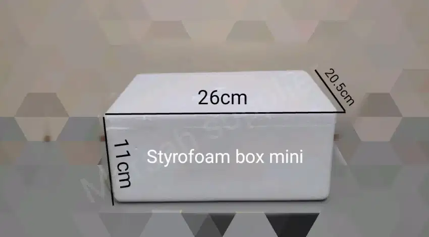 Styrofoam box mini