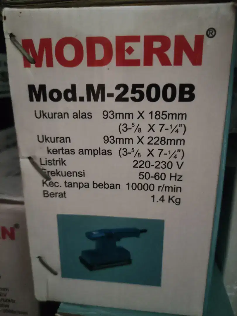 Mesin amplas modern m2500b m 2500b