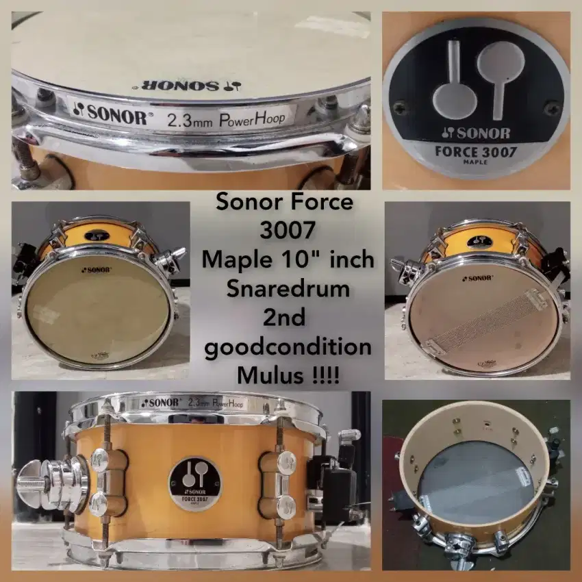 Sonor snaredrum 10 inch