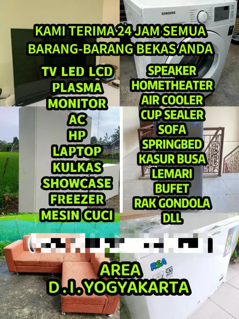 Masih Dibeli Tinggi Barkas Elektronik dan Mebel Bekas TV Kulkas AC Dll