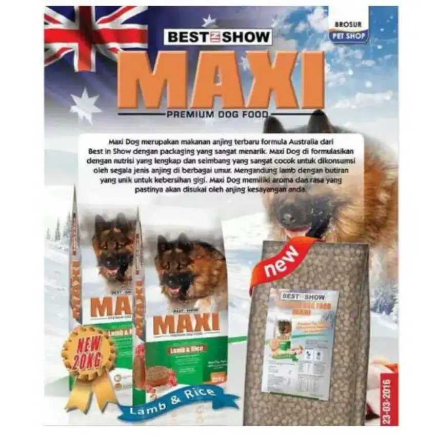 Maxi Lamb Rice/Dog Food premium