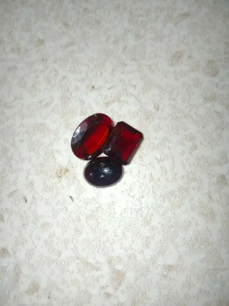 Natural pyrope melanite garnet hitam bacan Rubi safir pirus emerald