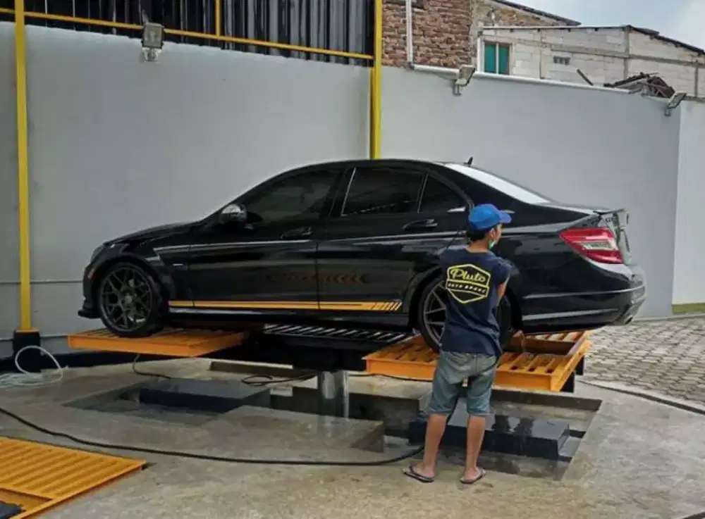 upgrade meja hidrolik carwash cuci tipe x ke meja tipe h bandung