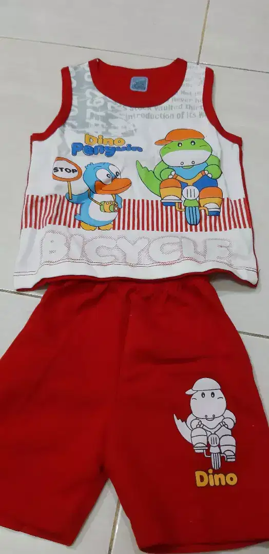 Stelan Baju rumah Dino