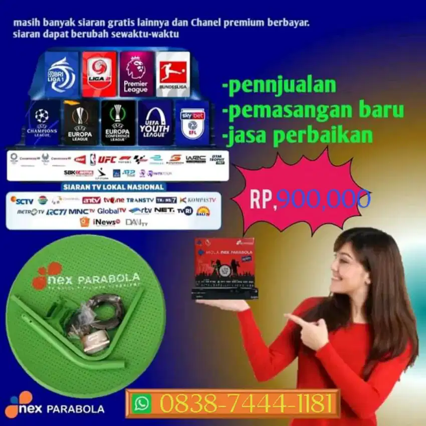 Antena digital kekinian chanel lokal lengkap tanpa iuran bulanan