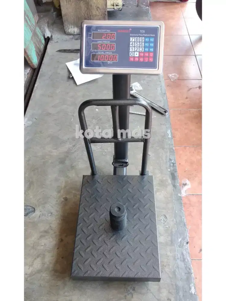 Timbangan Lantai Ekspedisi Barang Berat Digital Morizt 120 kg Murah