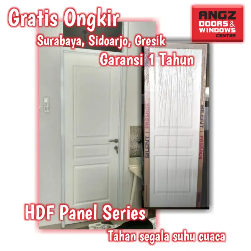 Pintu Angzdoor HDF Panel HoneyComb | Gratis Ongkir | Garansi 1 Tahun