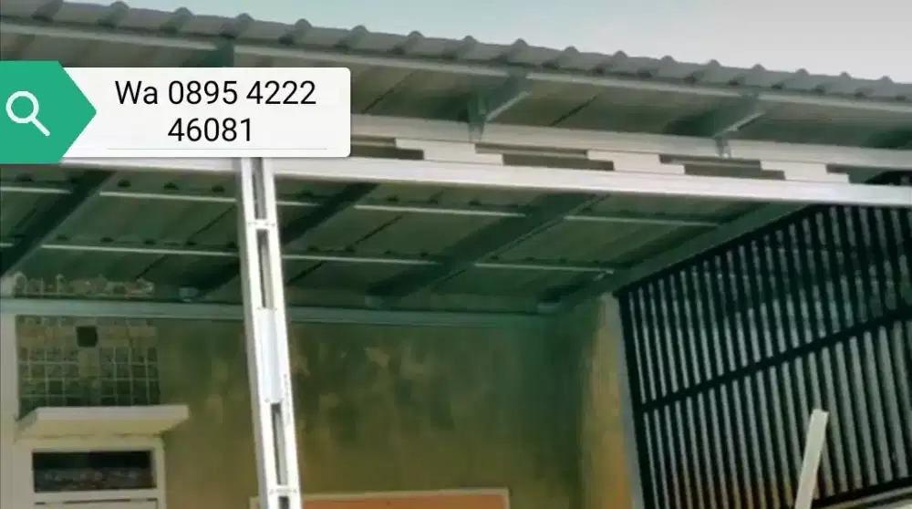 Kanopi Baja ringan galvalum dan atap