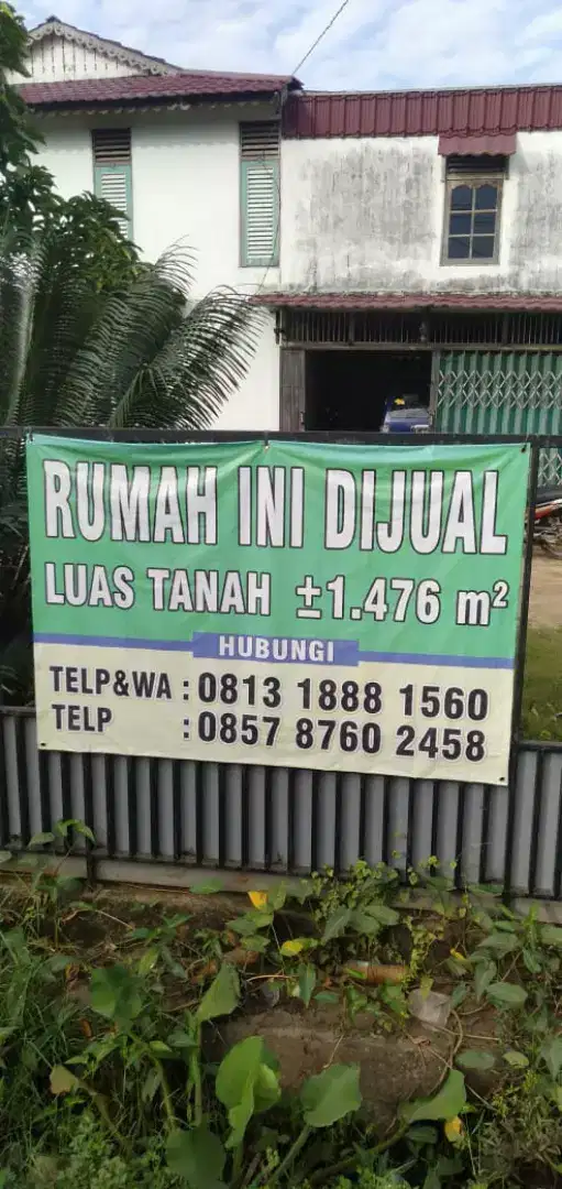 Jual tanah 1476 meter di sudirman kota singkawang