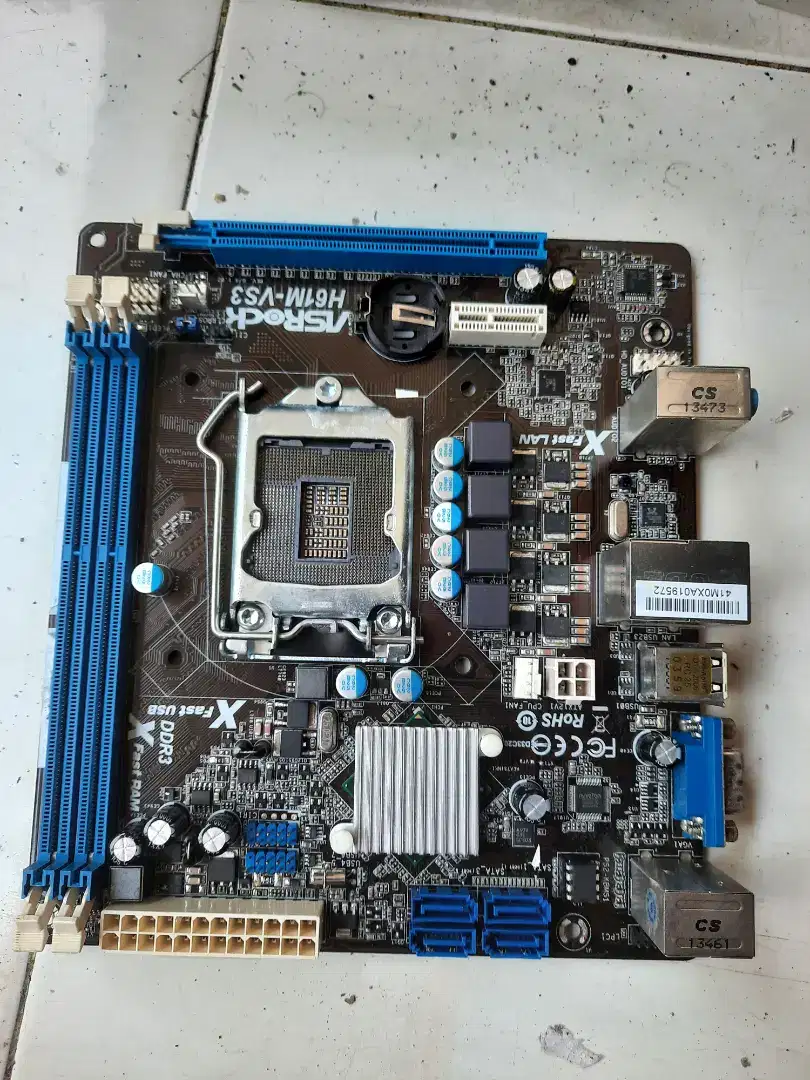 Mobo cardex h61 nyala tdk tampil