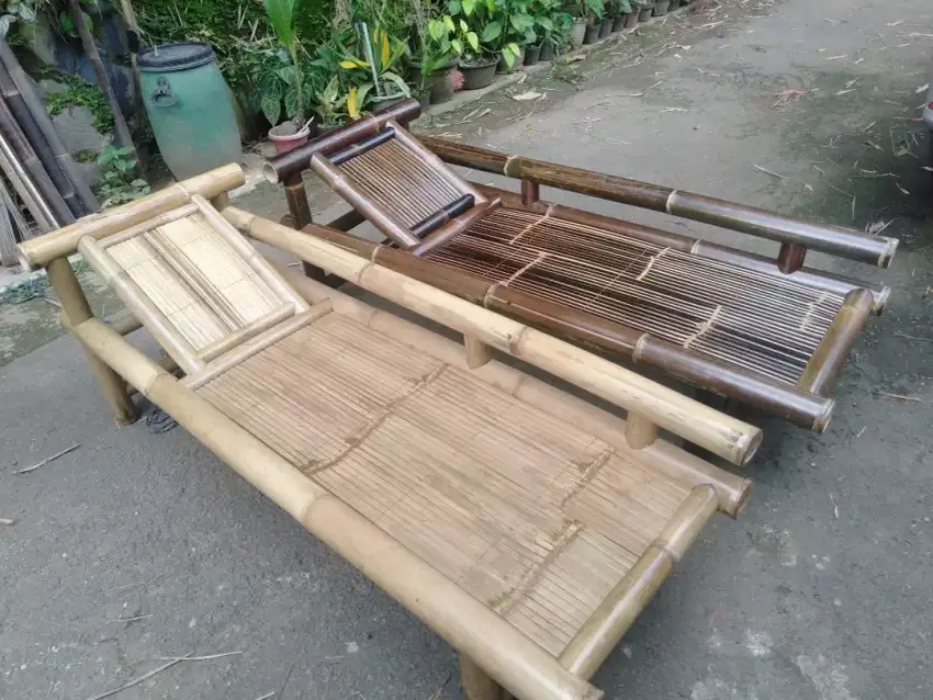 kursi bambu santai