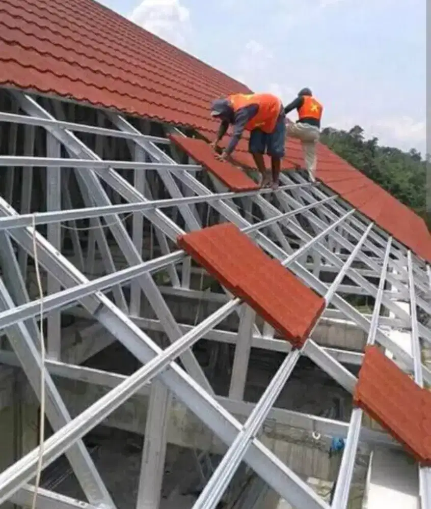 Atap baja ringan kanopi baja ringan