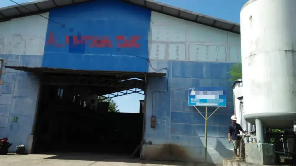 Dijual hitung tanah, bonus Pabrik oxigen masih aktif
