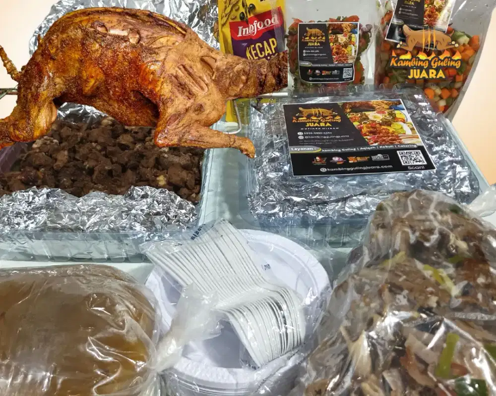 Kambing Guling | Kambing Guling Lezat| Live cooking & Ekonomis