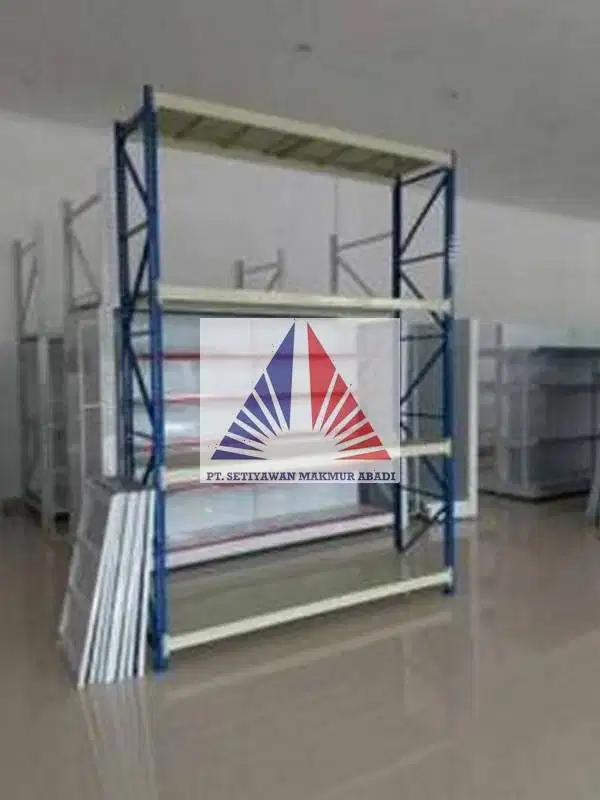 RAK BESI BAJA UNTUK USAHA KAP. 500KG/LEVEL READY STOK FREE ONGKIR