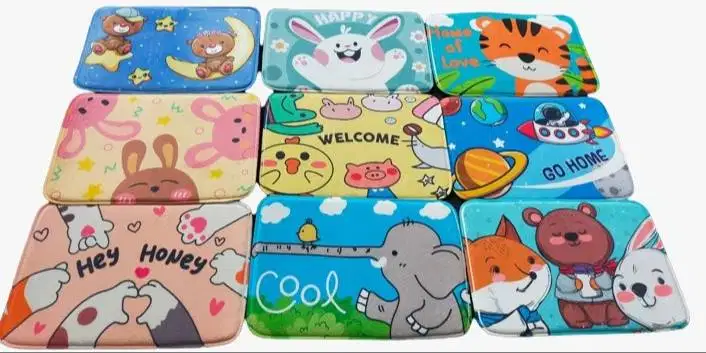 Keset Bulu Printing Hewan / Keset Bulu Halus / Keset Antislip