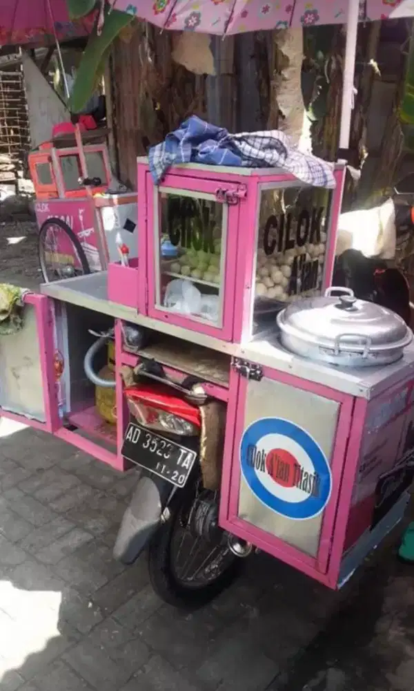 grobak motor bakso/ cilok/ siomay dll