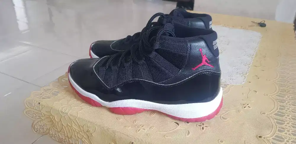 Sepatu Basket Nike Air Jordan 11 Retro 2019, size 45, Original, Mulus