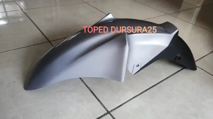 SPAKBOR SLEBOR FENDER DEPAN YAMAHA SCORPIO G SILVER LAVENDER ORI YGP