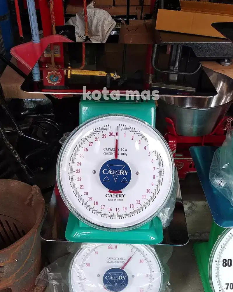 Timbangan Jarum Meja Duduk Lantai 30kg Senssun Camry Murah Baru Bagus