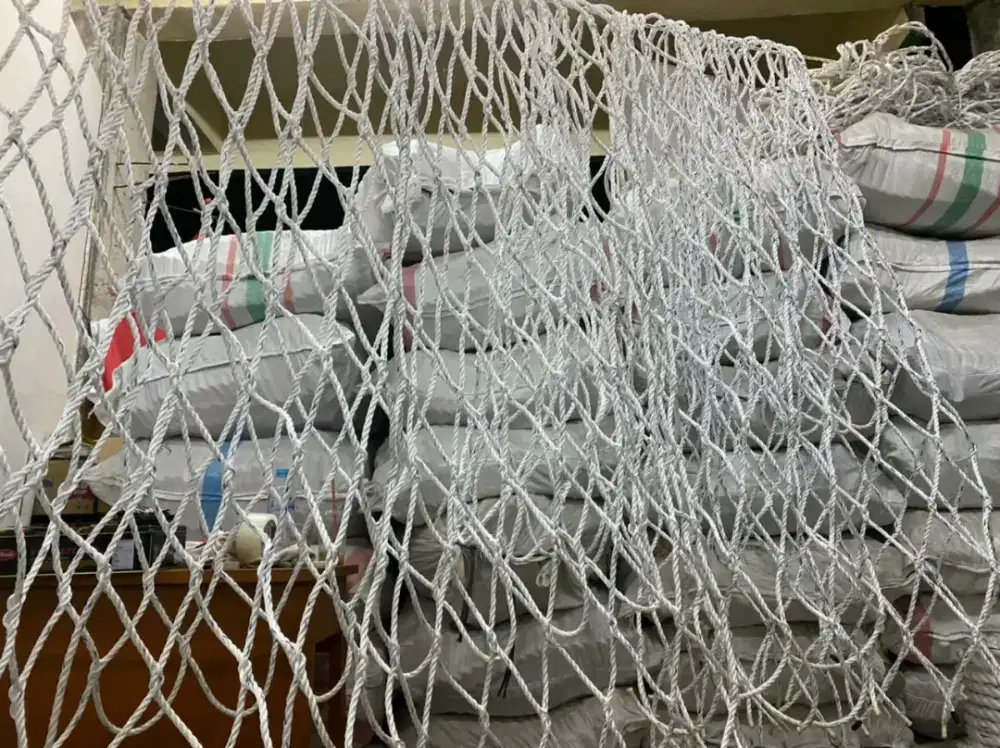 Jaring pengaman / safety net / cargonet kapal dan proyek