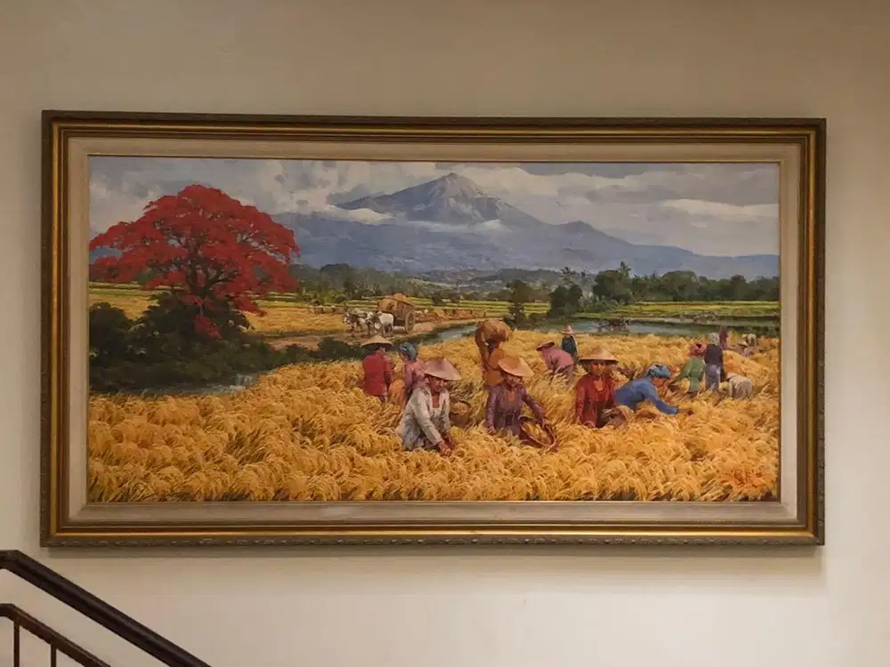 Lukisan Panen Raya Antil D’kustin / Dkustin