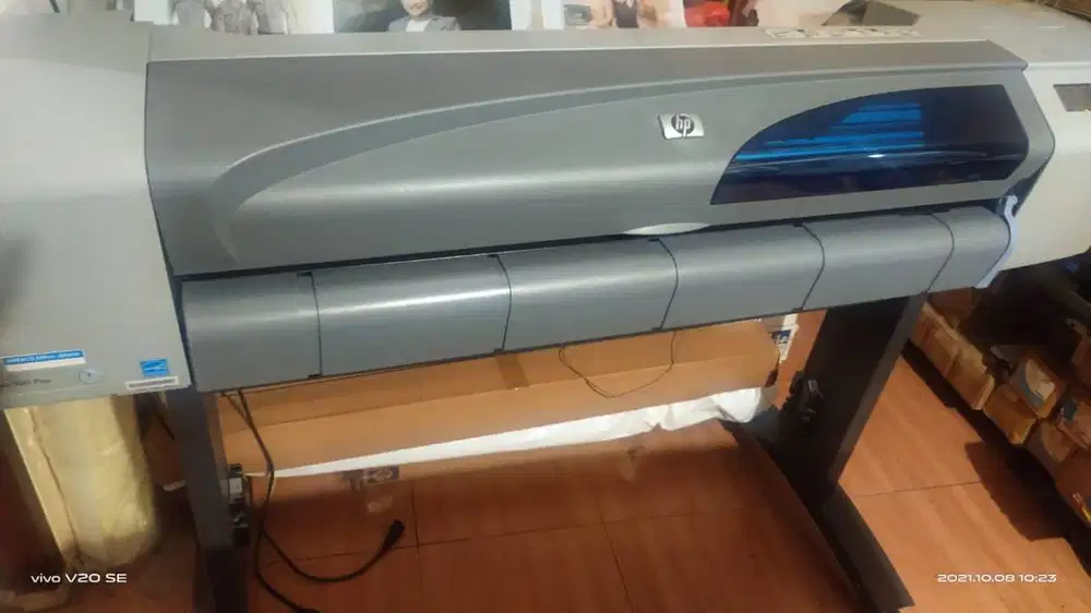Plotter Hp designjet 500Plus 42 inch siap pakai