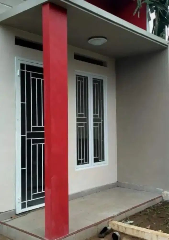 Pintu kawat nyamuk baja minimalis