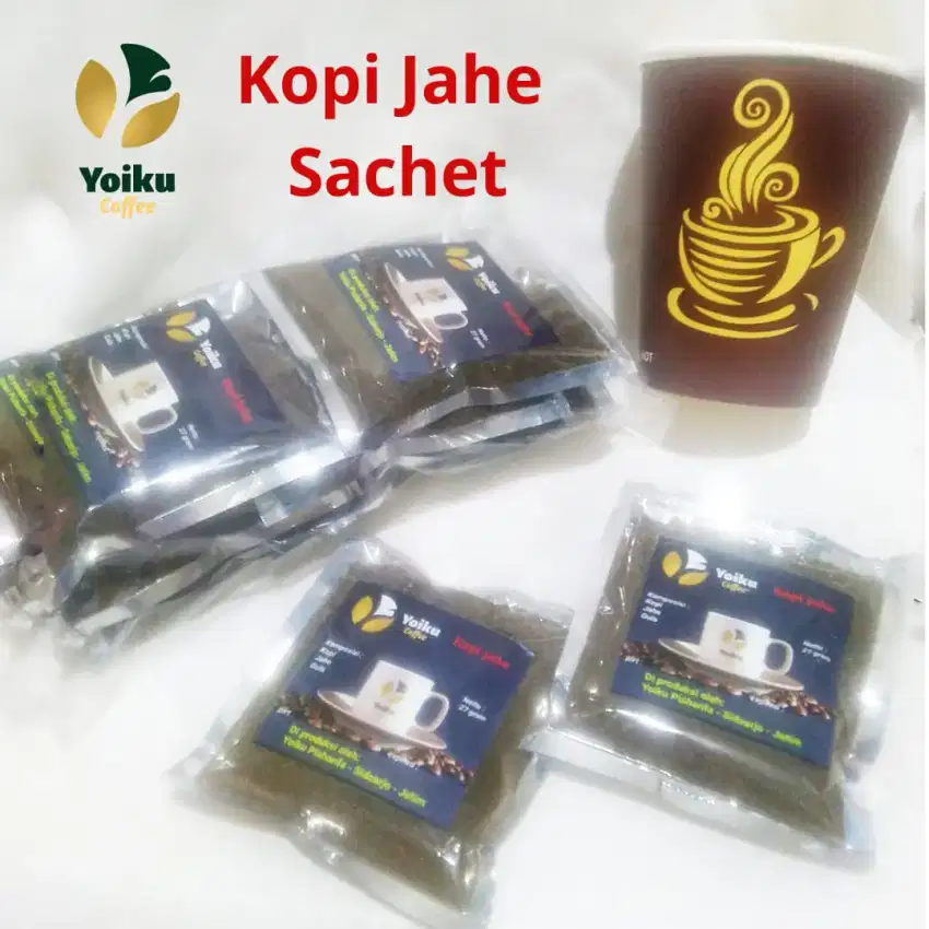 Kopi jahe plus gula isi 10