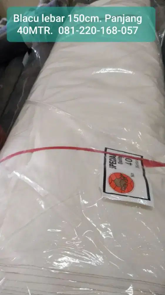 grosir Bahan blacu, Blaco, Belacu,. Kanvas lukisan, kantong, totebag