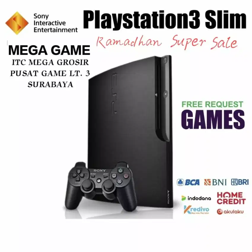 PS3 SLIM HDD 500GB FULL GAME HARGA GROSIR