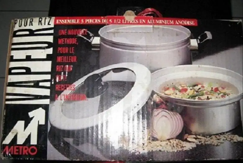 STEAMER & RICE- cook 5.5 Quart Anodized Alluminium 3 pcs set