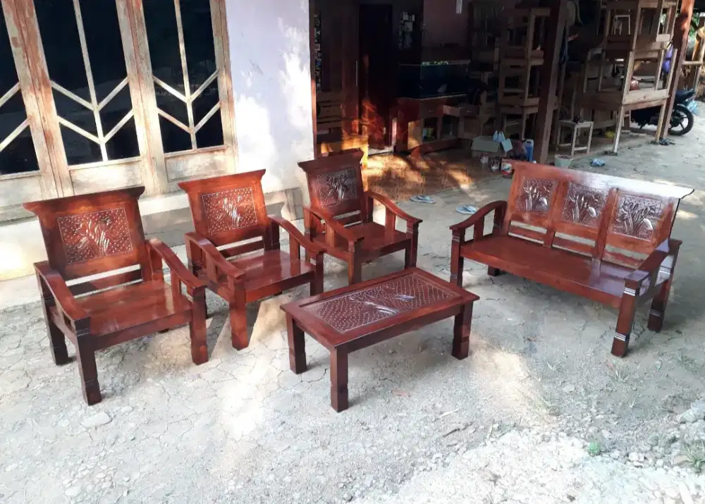 Kursi tamu meja tamu kursi sudut kursi minimalis