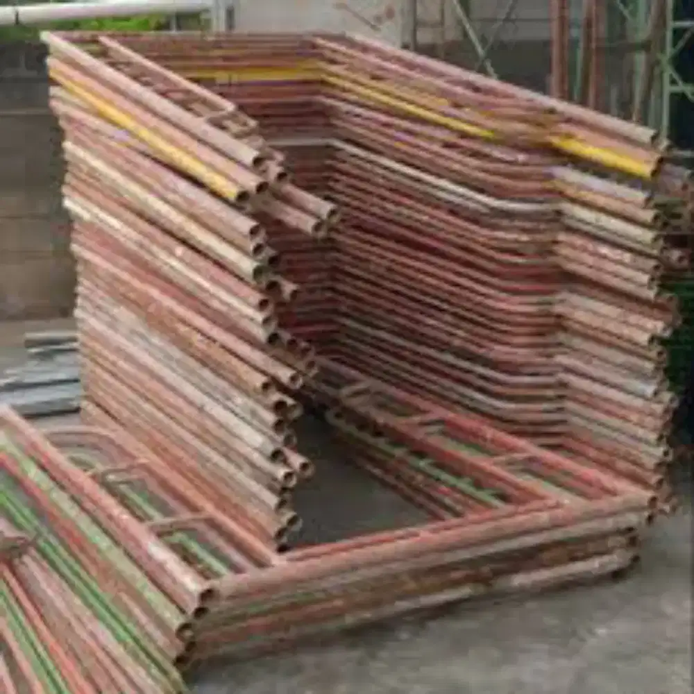 Menyediakan steger atau skapolding besi