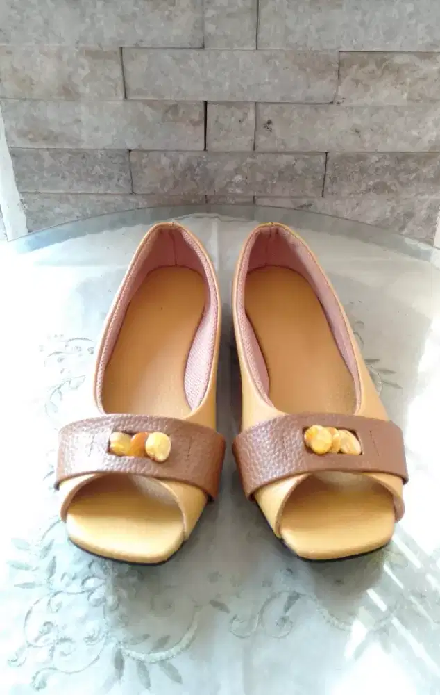 Sepatu pantofel kulit(Exclusive design)