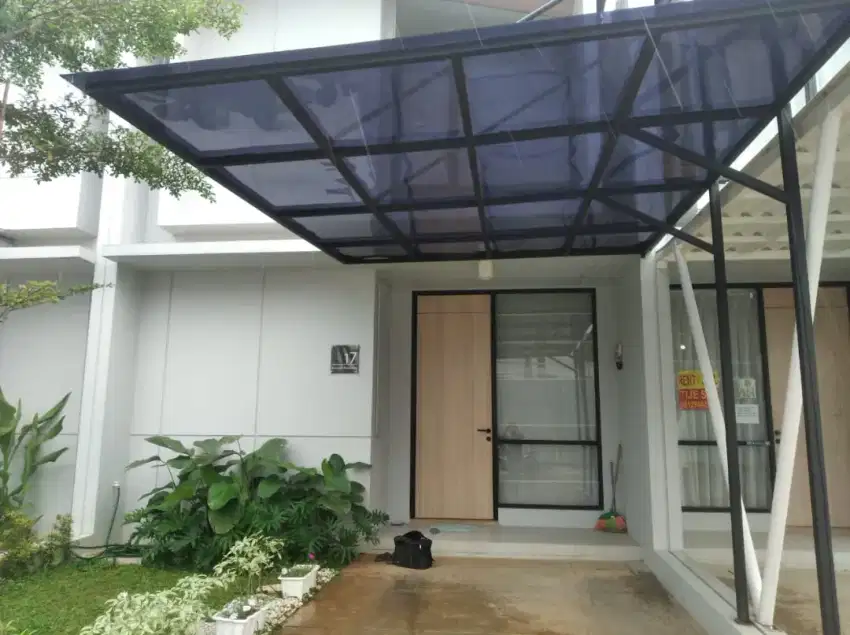 Kanopi atap solarflat tembus cahaya 018