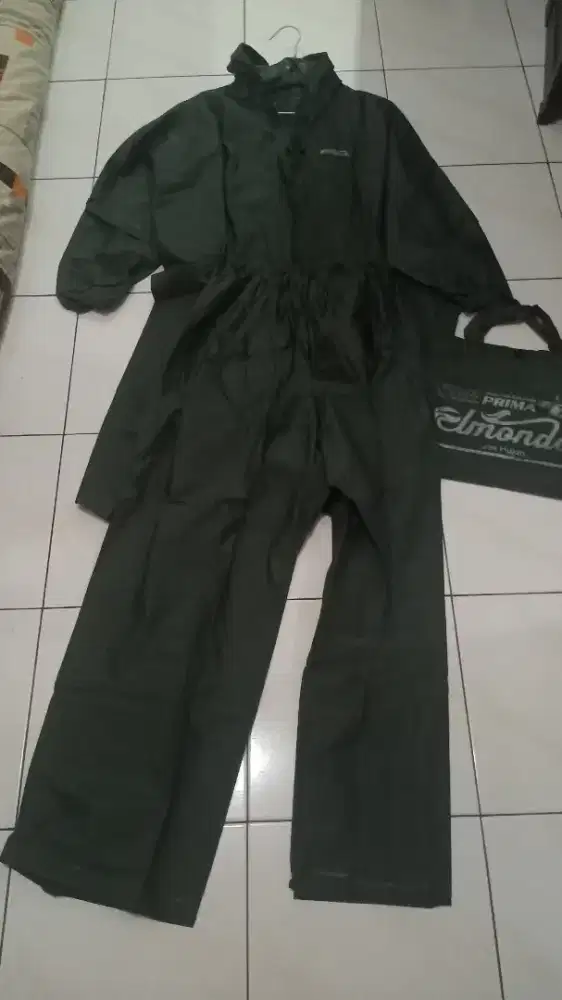 Promo Jas Hujan Setelan (Poncho lengan+Celana) Merk Elmondo Tebal(BARU