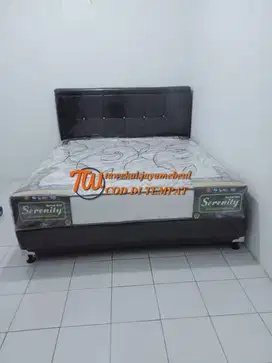 SET DIVAN DAN SPRINGBED ELITE SERENITY GARANSI PEGAS 15 THN FUL SET