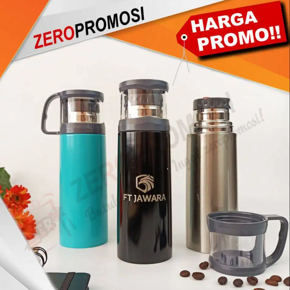 Mizzu Jupiter Termos Tumbler Botol Minum Vacuum Stainless Steel Custo