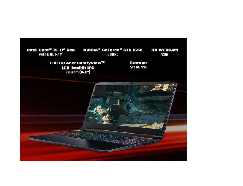 Laptop GAMING Murah Ngedit Ajib dingin Gen11- 144Hz Bogor NEGO