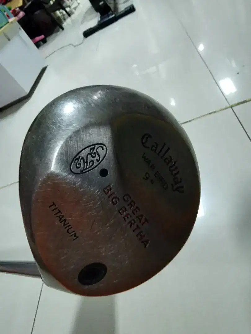 Stick Golf Driver CALLAWAY BIG BERTHA TITANIUM 9 derajat