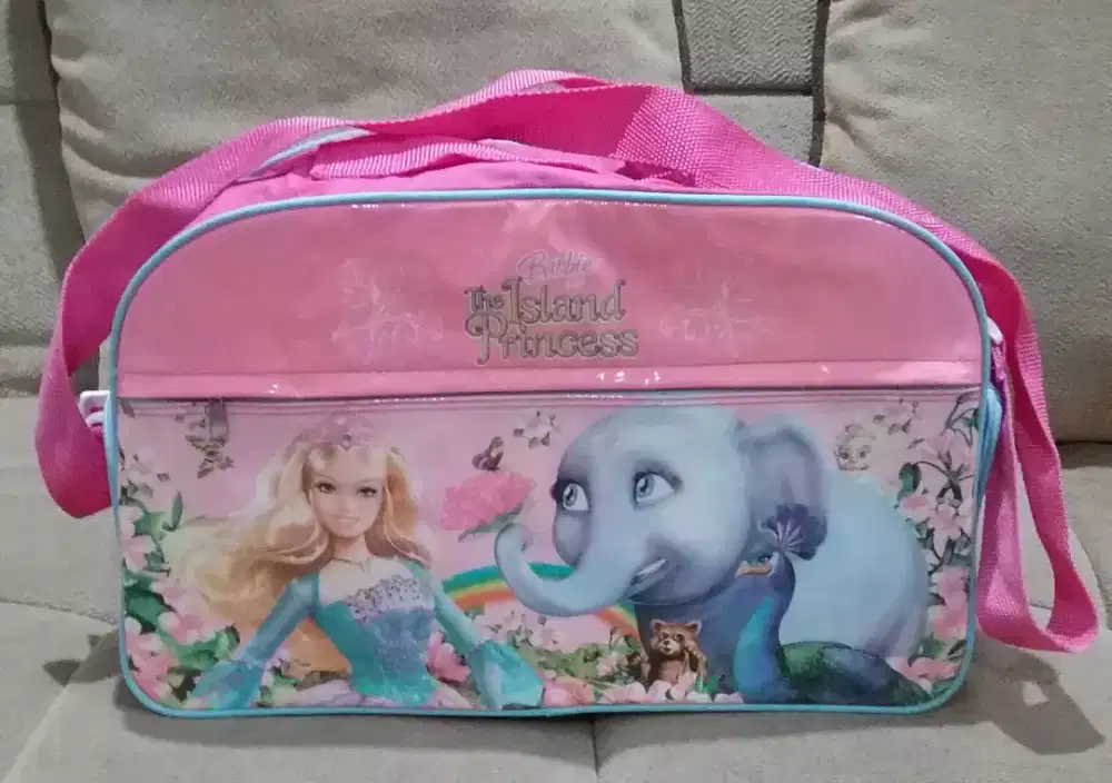 TAS TRAVEL BARBIE THE ISLAND PRINCESS KONDISI 99%