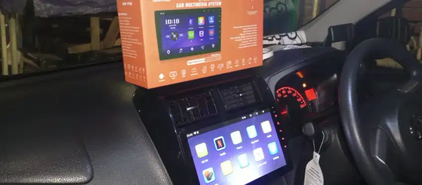 Pemasangan head unit android orca 9 inc di Ayla dan Agya