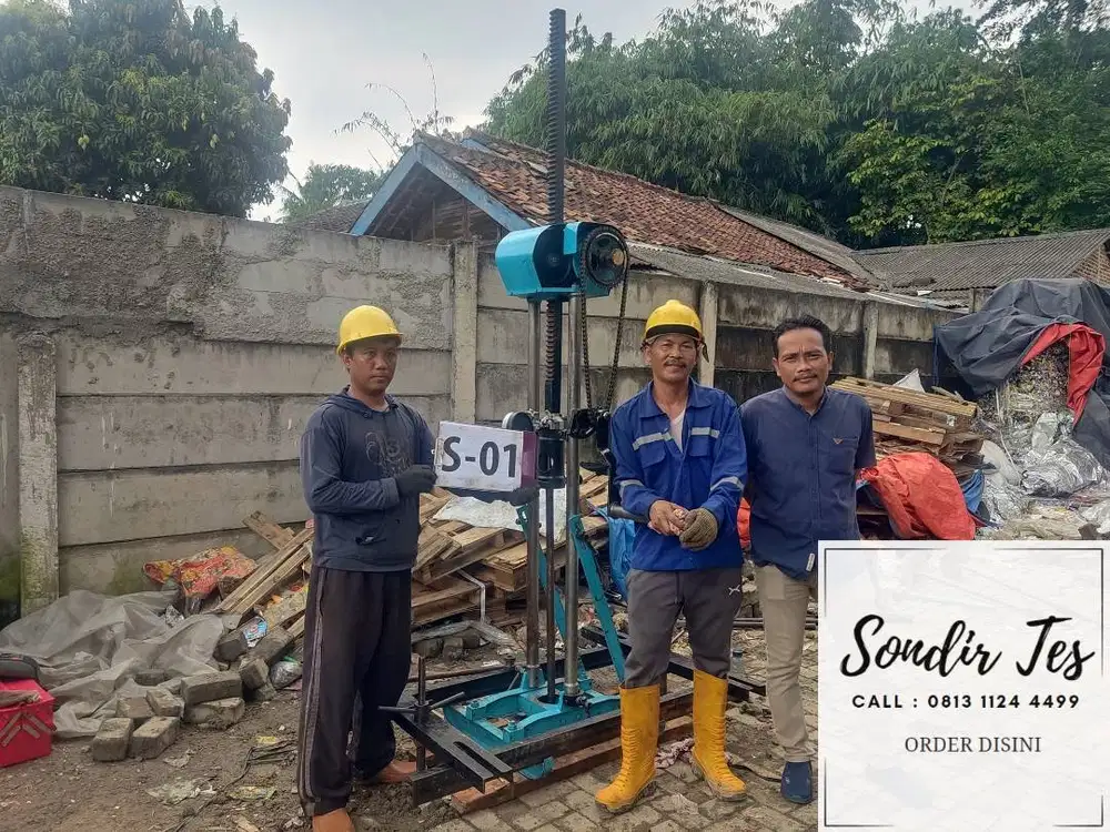 Sondir Test, Borepile Pondasi , Bor Sumur Di BSD Tangerang