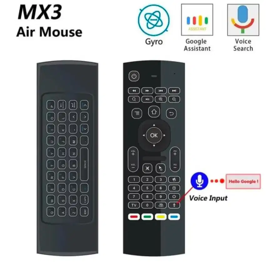 Air Mouse Keyboard Wireless Smart TV PC Laptop Proyektor