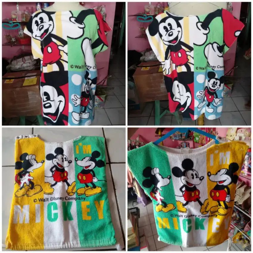 Handuk ponco mickey